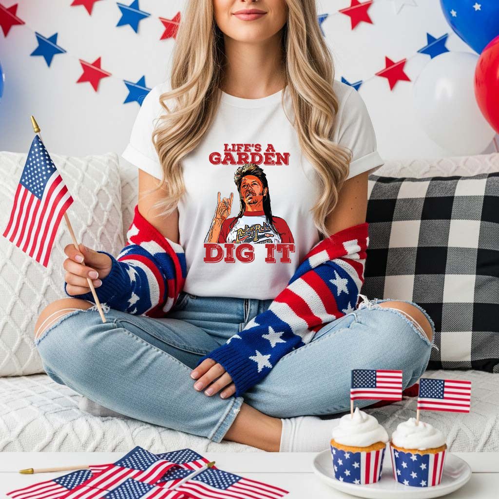 Independence Day Joe Dirt Ladies T-Shirt Loose