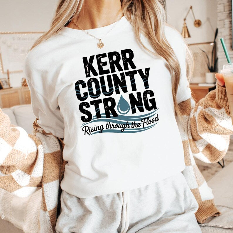 Texas Strong When You Go Through Deep Waters, I Will Be With You Print T-Shirt