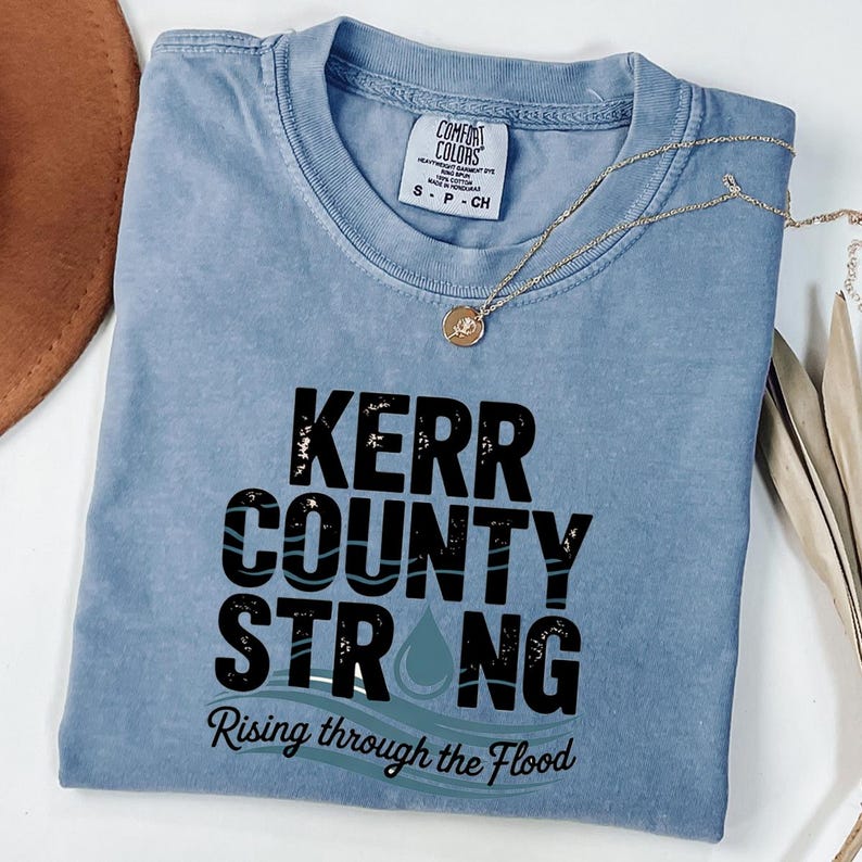 Texas Strong When You Go Through Deep Waters, I Will Be With You Print T-Shirt