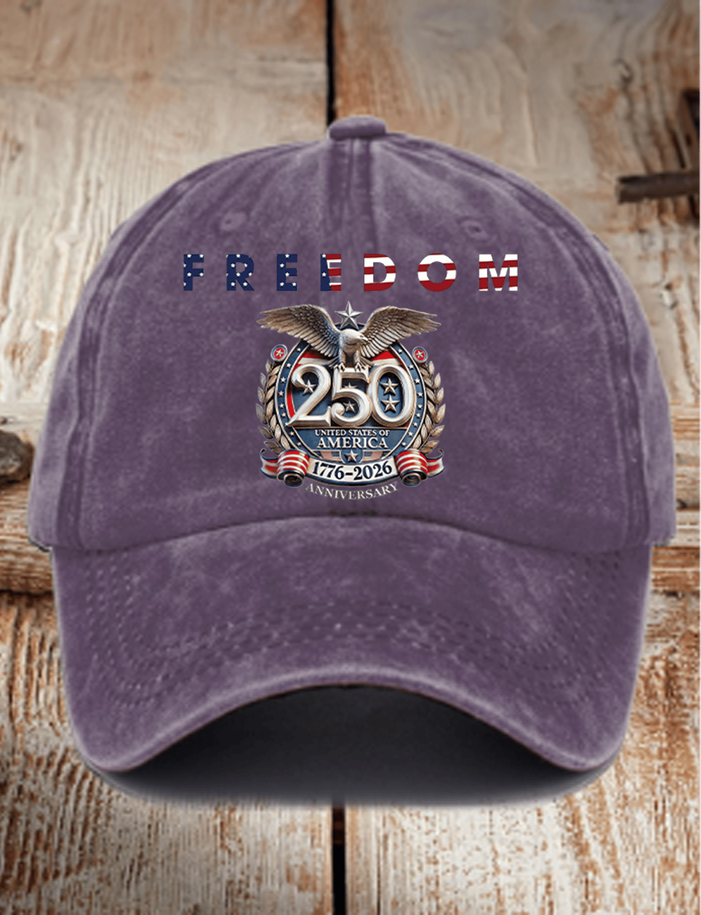 Unisex  American 250th Print  Casual  Hat
