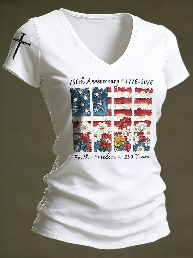 Women's Casual Printed Short-Sleeve T-Shirt