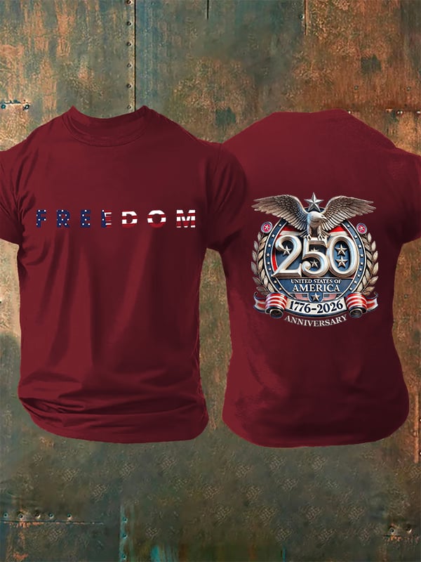 Men's  FREEDOM Print T-Shirt