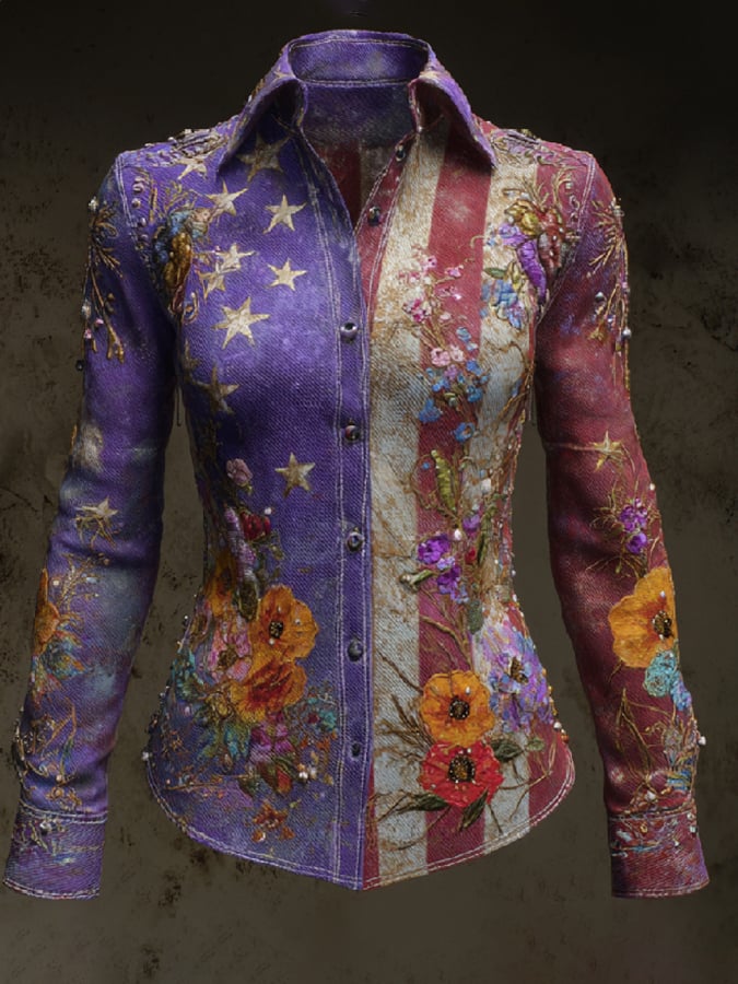 Women's American 250th Anniversary Casual Shirt