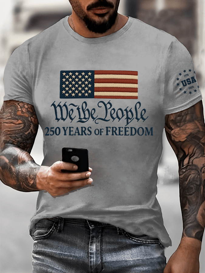 Men's Casual Printed T-shirt