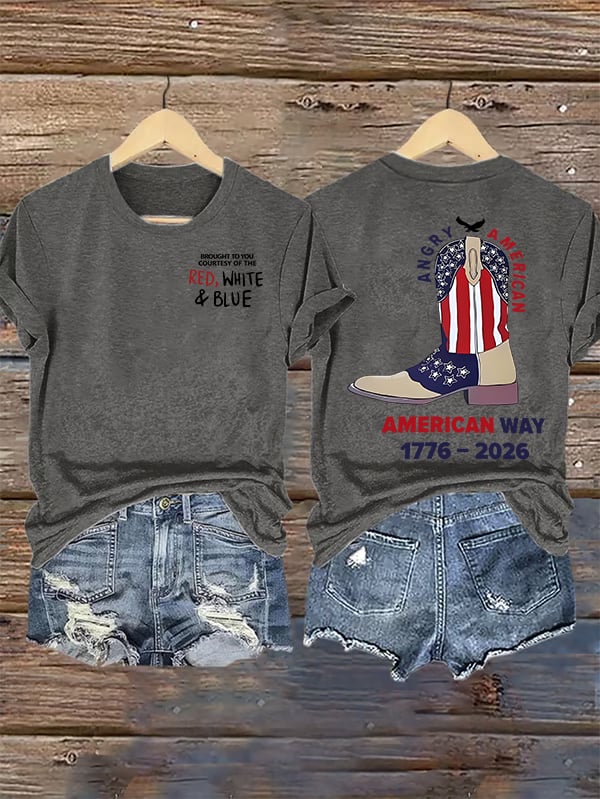 Women's  American 250th Print T-Shirt