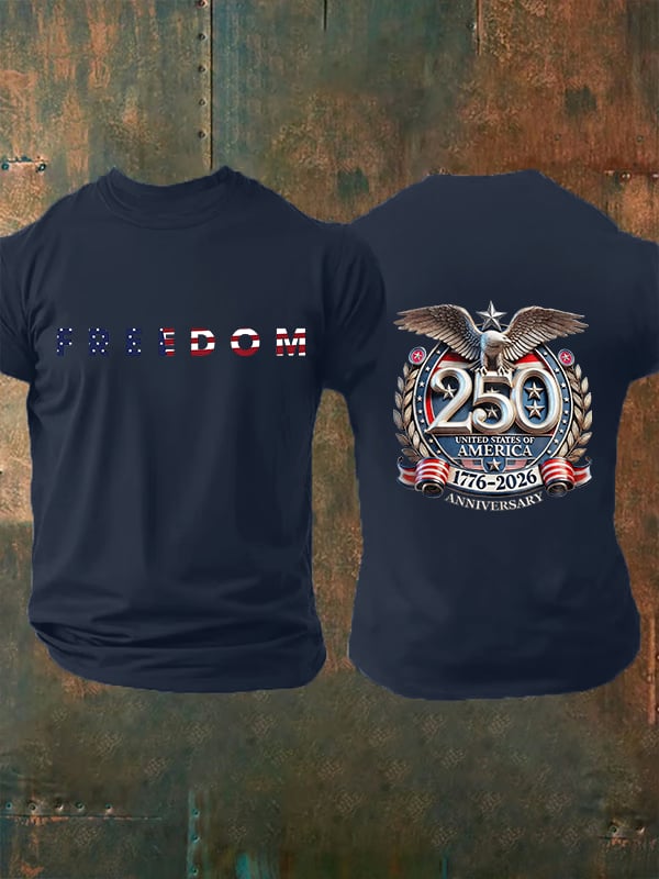 Men's  FREEDOM Print T-Shirt