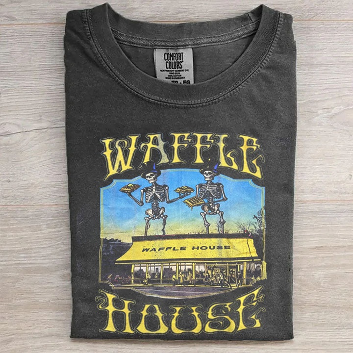 Skeleton Waffle House T-Shirt