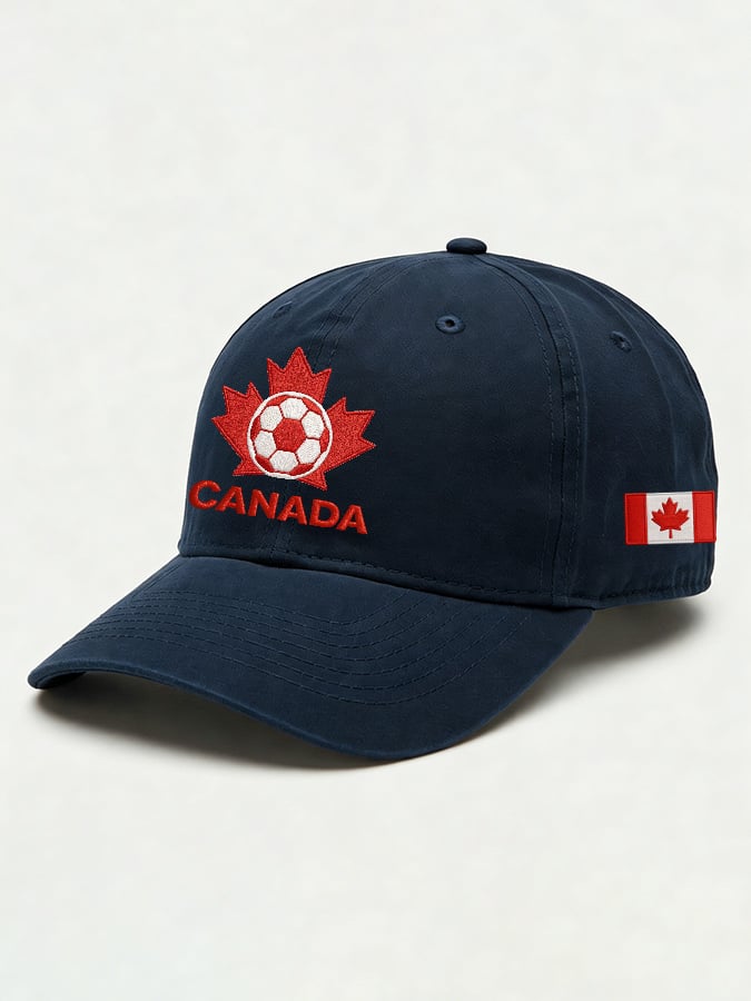 Unisex casual Canadian football washed cotton cap