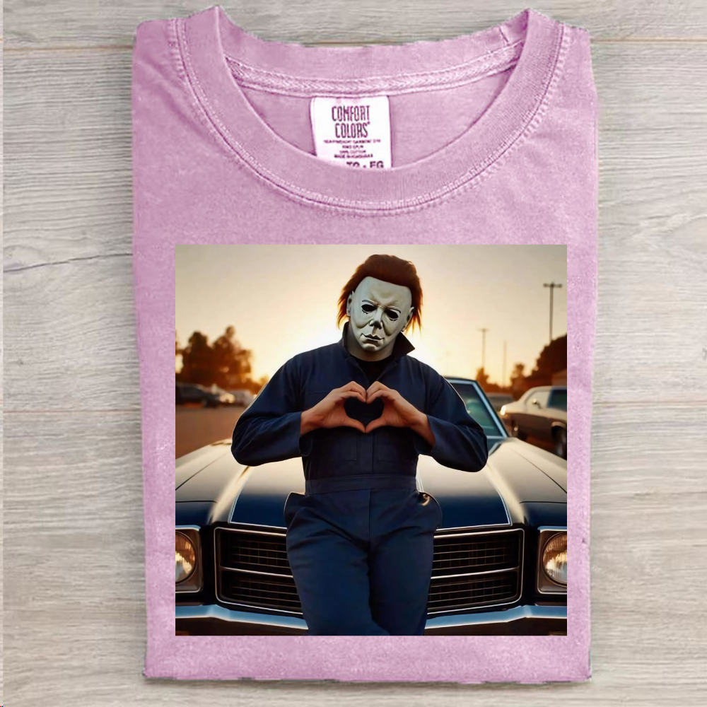 Vintage Horror Graphic T-shirt