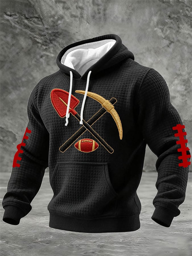 Men's Football Print Sweatshirt