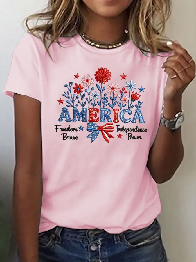 Women's Casual American 250 Commemorative T-shirt