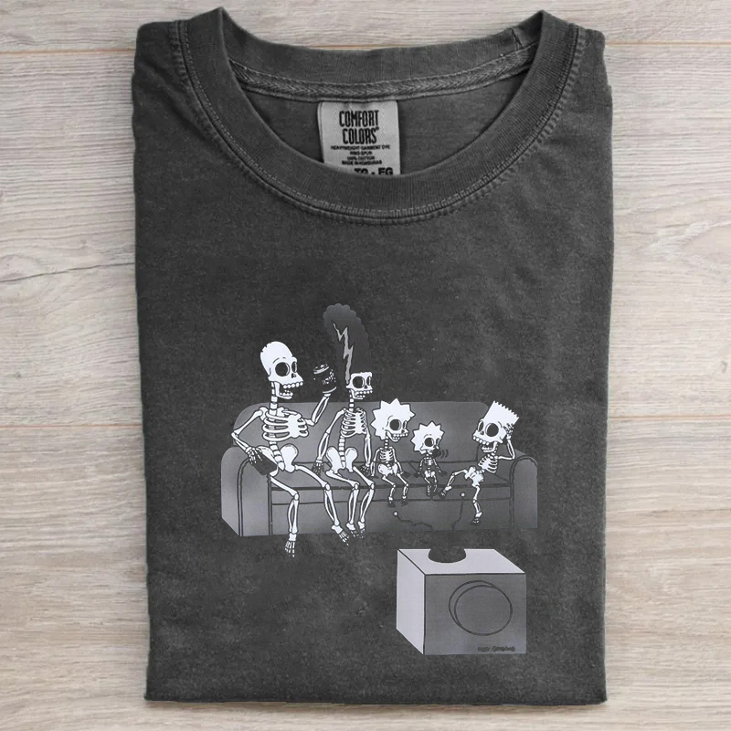 Vintage Horror Graphic T-shirt