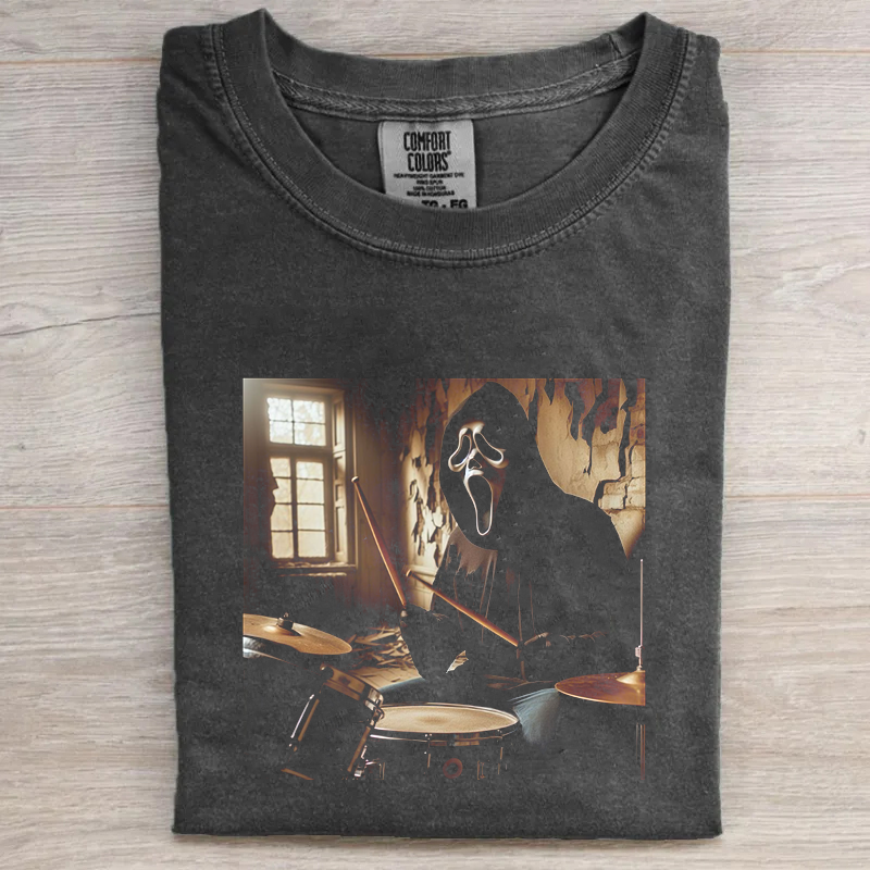 Vintage Horror Graphic T-shirt