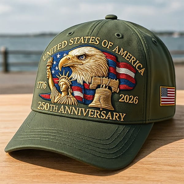 Eagle & Liberty – United States 250th Anniversary Hat✨(Breathable & Lightweight Comfort & Unisex Fit)