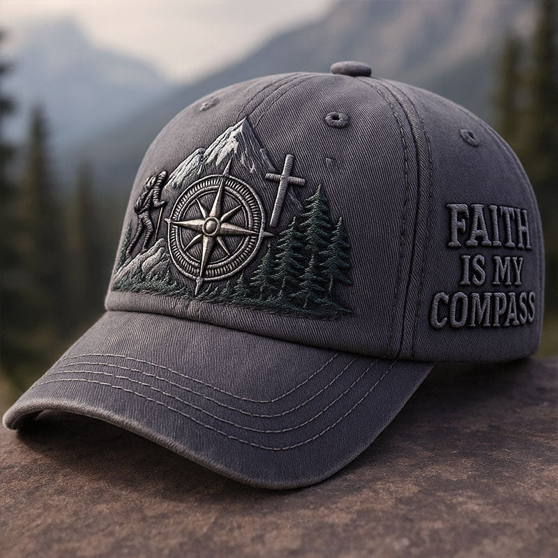 Christian Hiking Art Printed Casual Hat