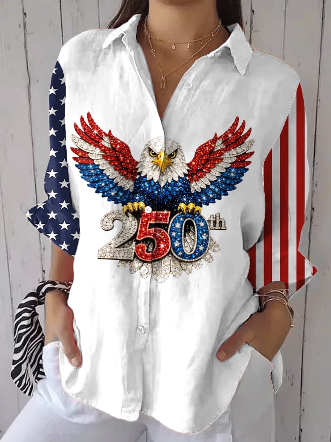 Women's America 250 Print Casual Shirt
