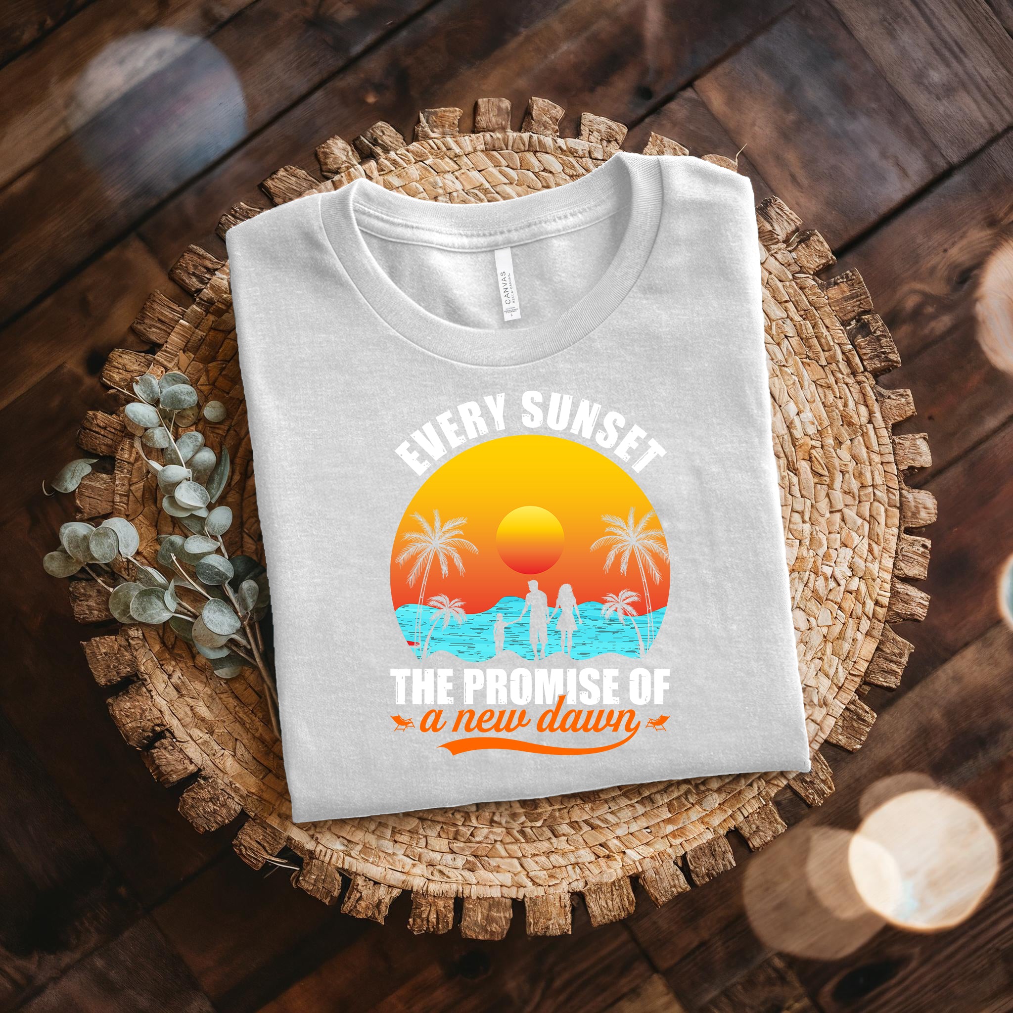 Couple On Vacation Unisex Niche Printed Short Sleeves