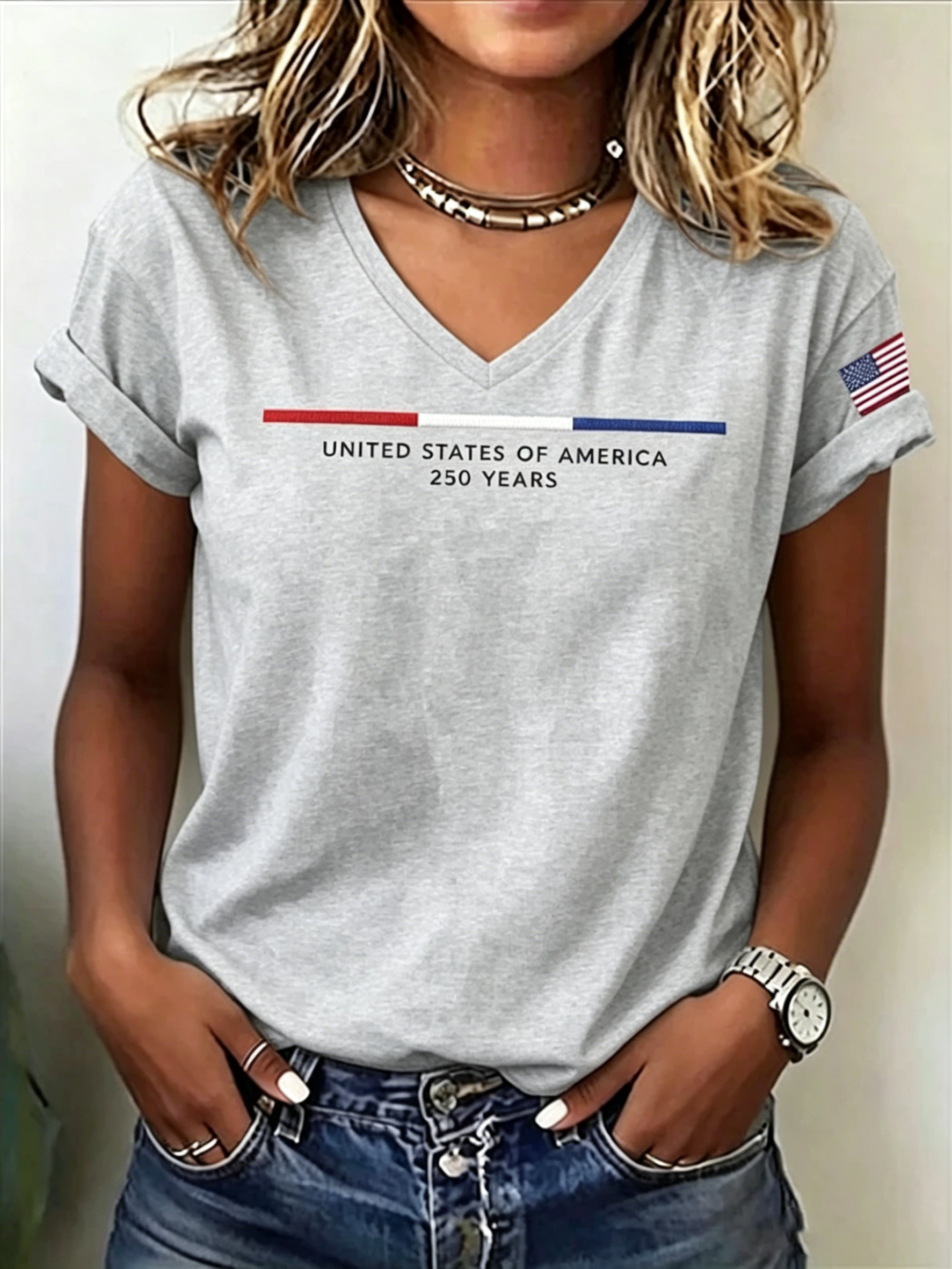 Women's America 250th Anniversary  T-shirt