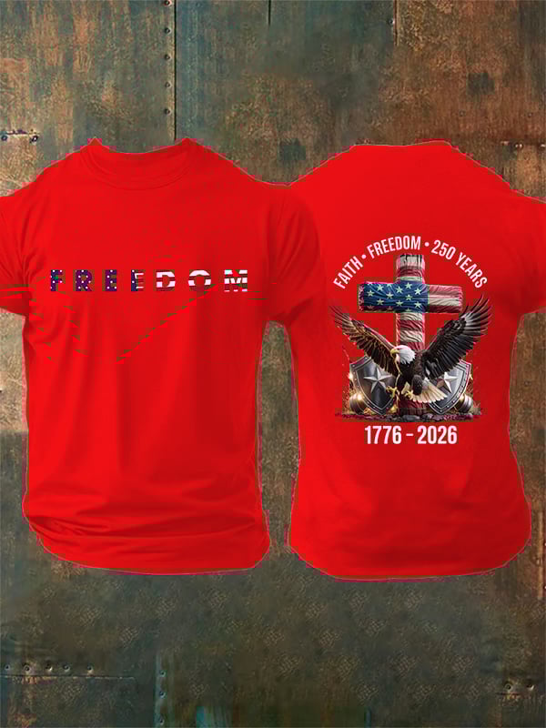 Men's  American 250th Print T-Shirt