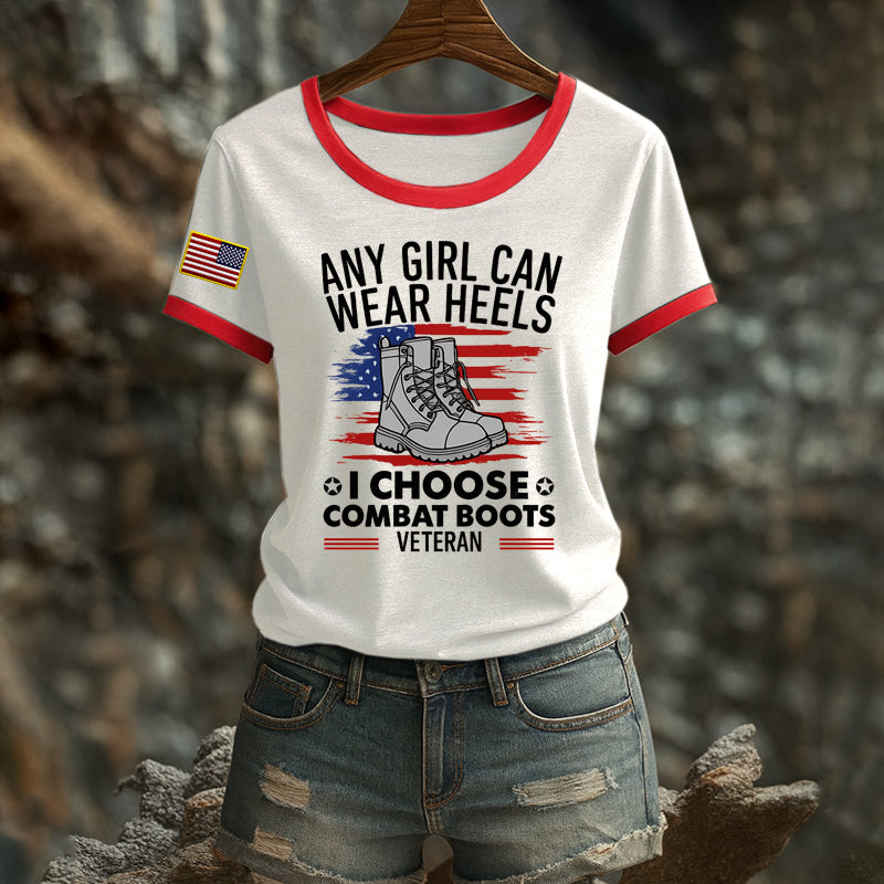 Women's Veteran Print T-Shirt