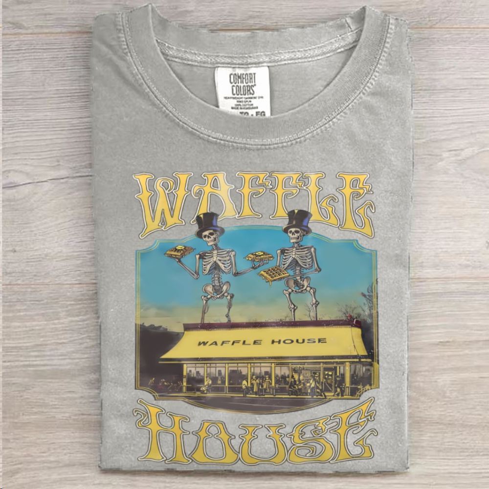 Skeleton Waffle House T-Shirt