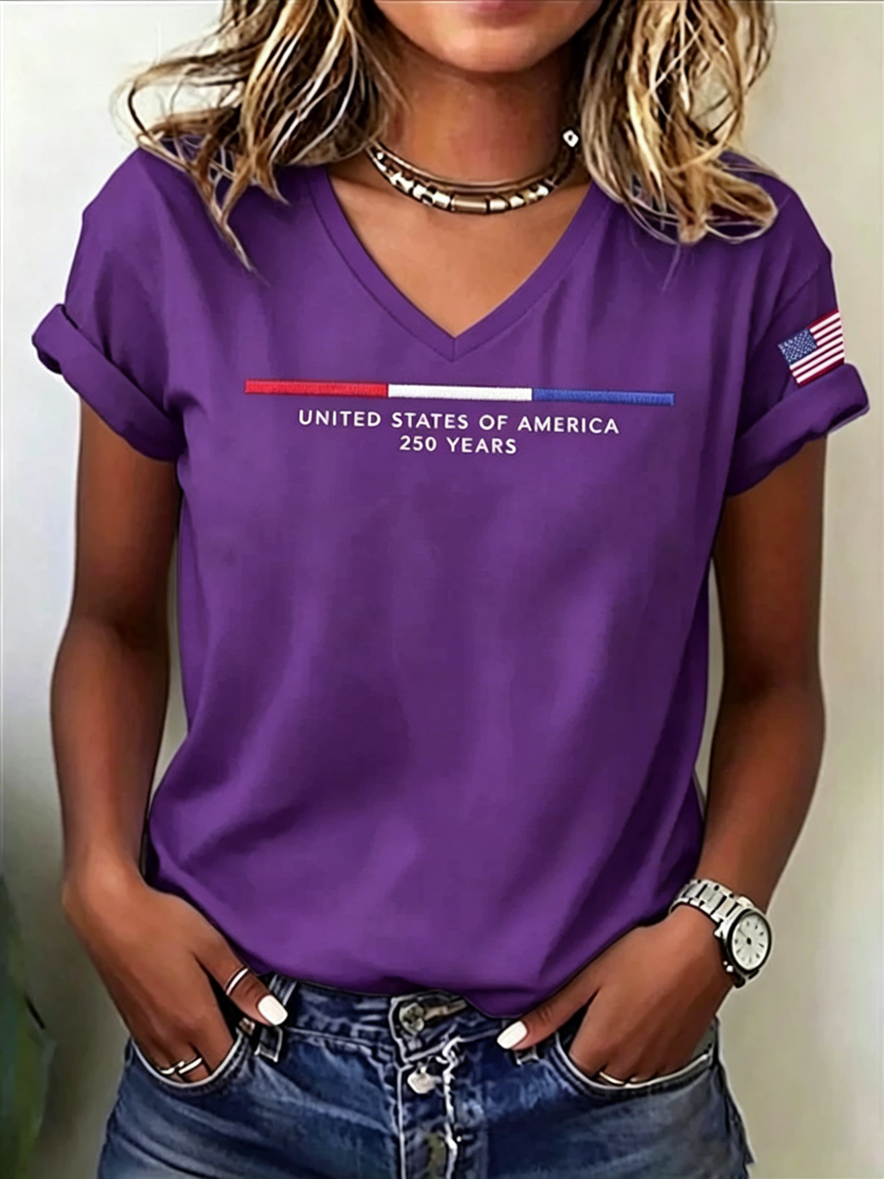 Women's America 250th Anniversary  T-shirt
