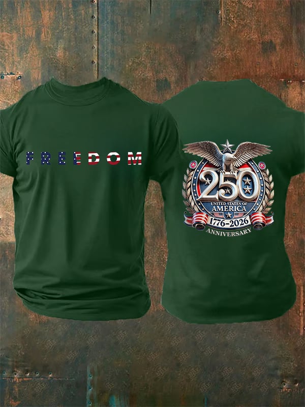Men's  FREEDOM Print T-Shirt