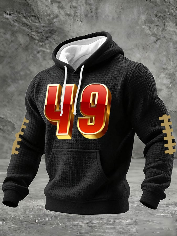 Men's Football Print Sweatshirt