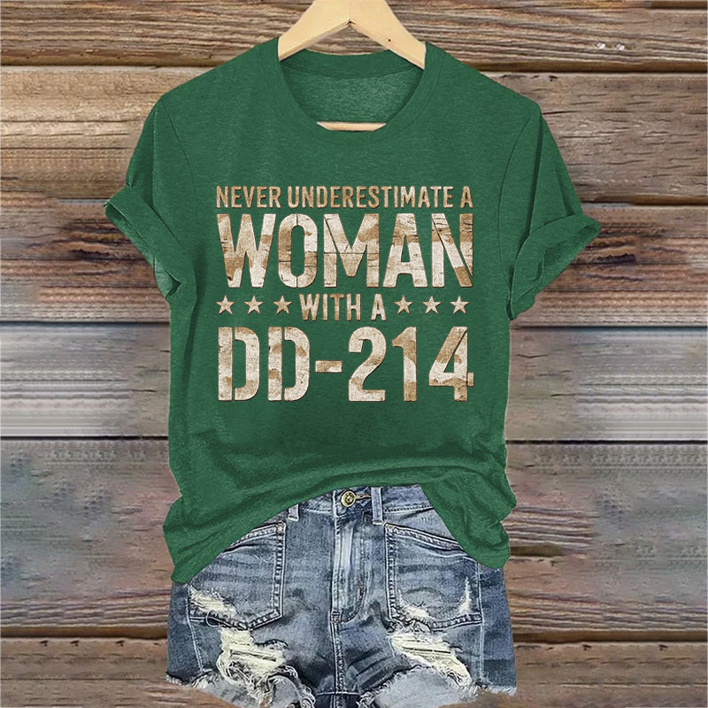 US Veteran Print Women's T-Shirt