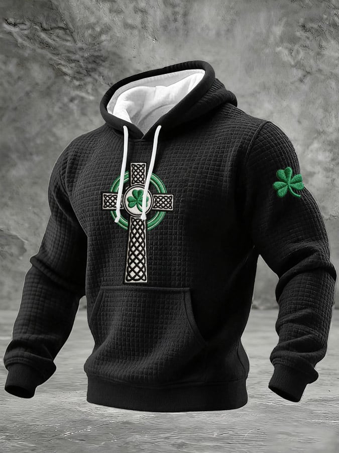 Men's St. Patrick's Day Printed Casual Hoodie