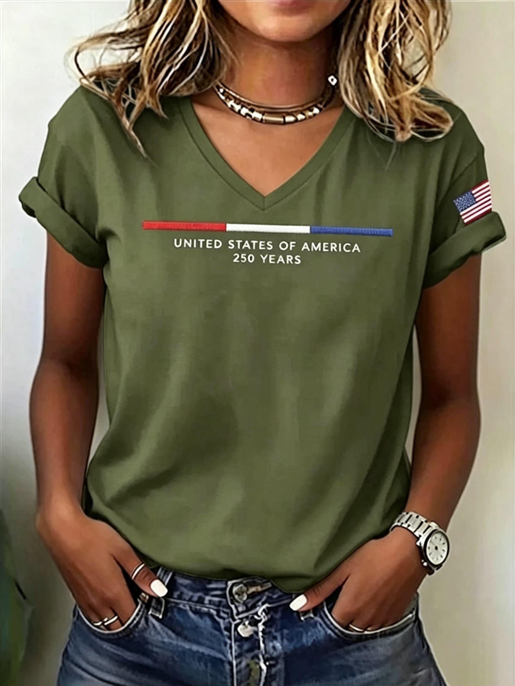 Women's America 250th Anniversary  T-shirt