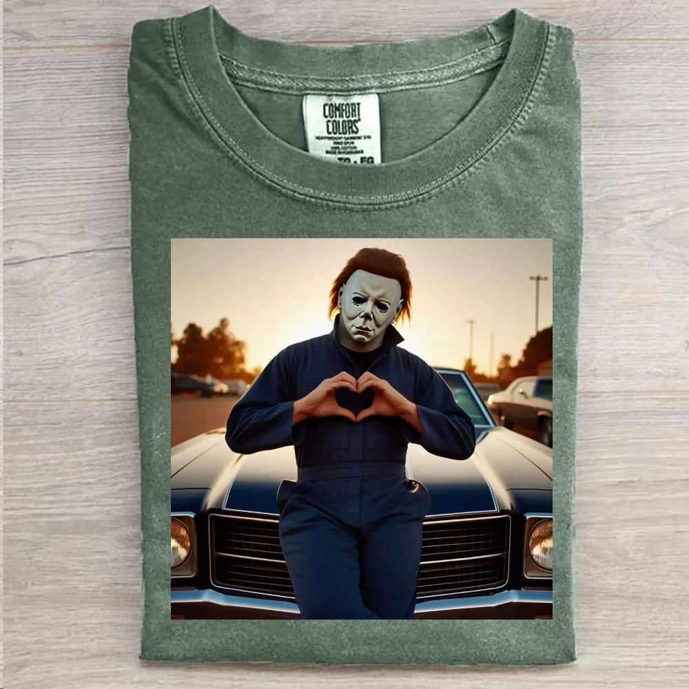 Vintage Horror Graphic T-shirt