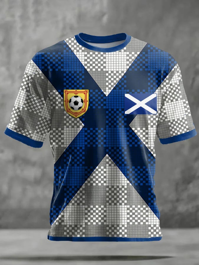 Men's  Scottish football enthusiasts Print T-shirt