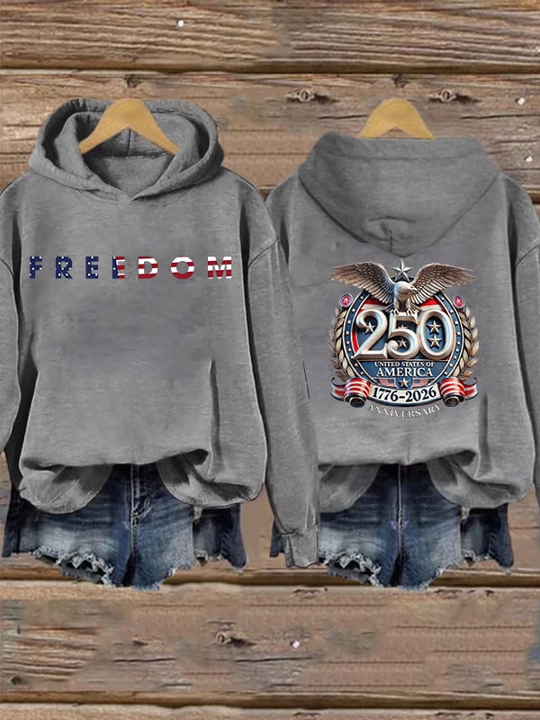 Women's  American 250th Print Hoodie