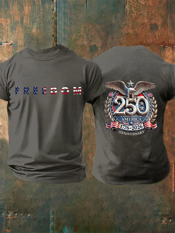Men's  FREEDOM Print T-Shirt