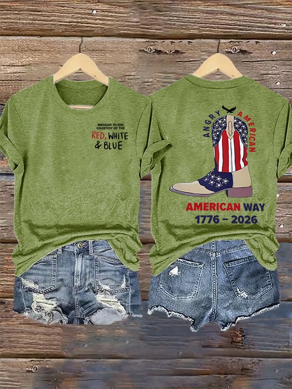 Women's  American 250th Print T-Shirt
