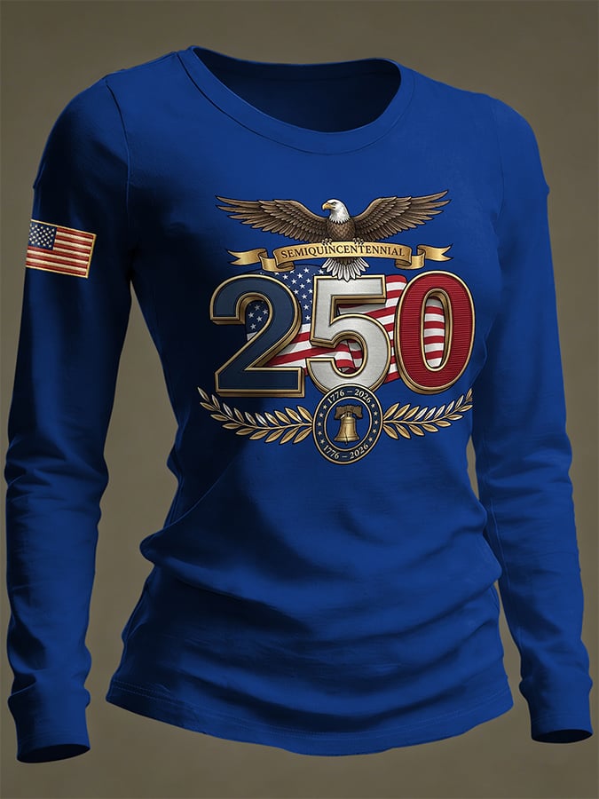 Women's Casual Print Long-Sleeve T-Shirt