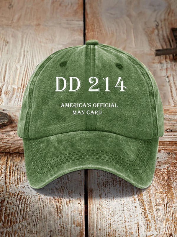 DD214 America's Official Man Card Hat