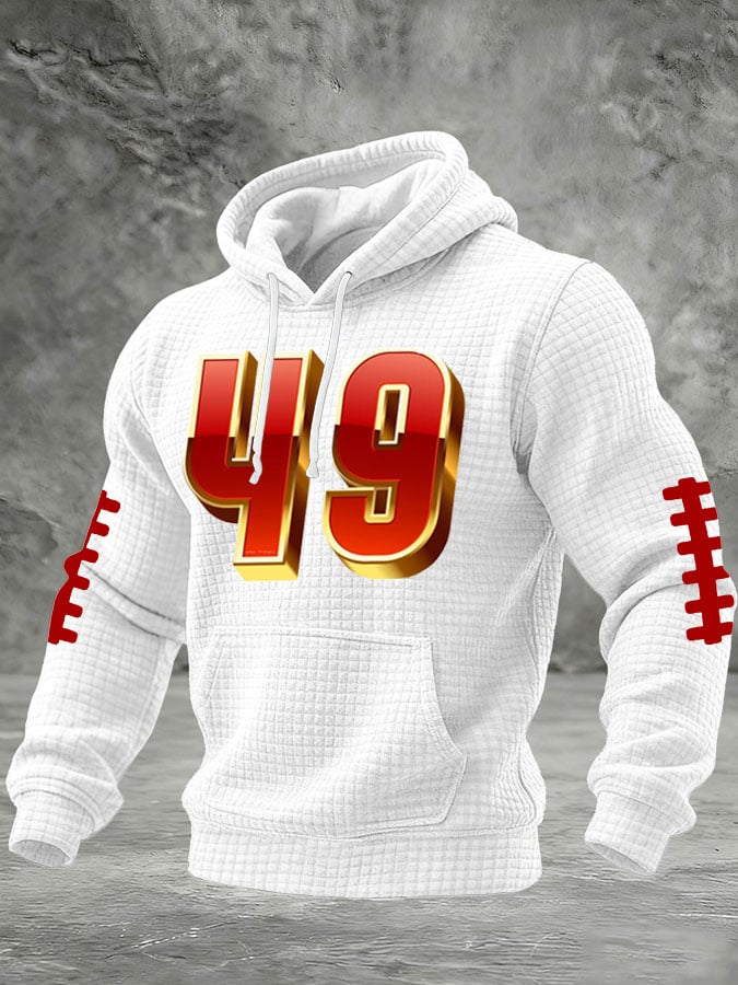 Men's Football Print Sweatshirt