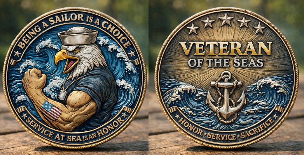 🏆Flash Sale 60% OFF - Veteran of the Seas Commemorative Coin – Us Fiesta