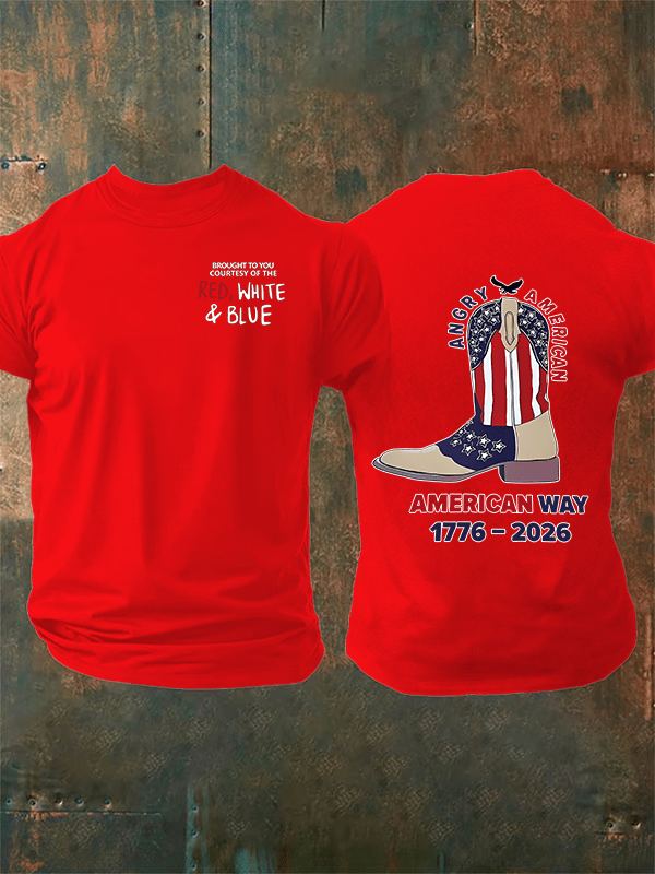 Men's  American 250th Print T-Shirt