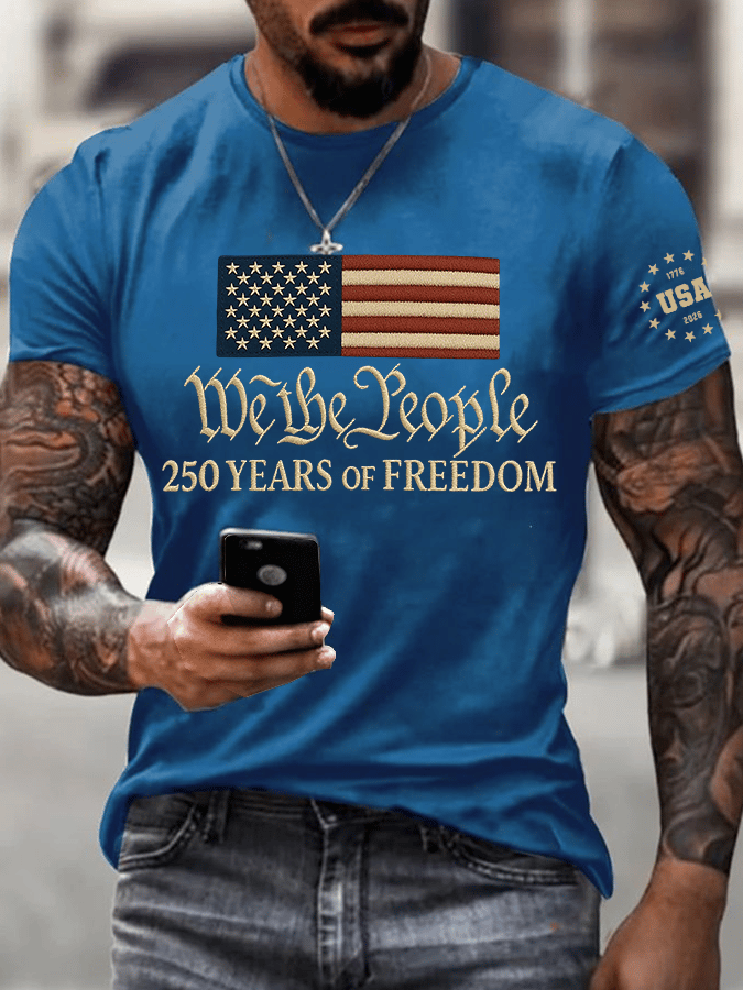 Men's Casual Printed T-shirt