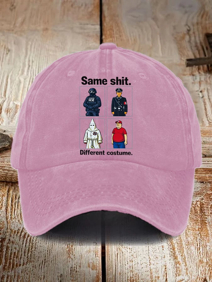 Unisex  Same shit Different costume Print  Hat