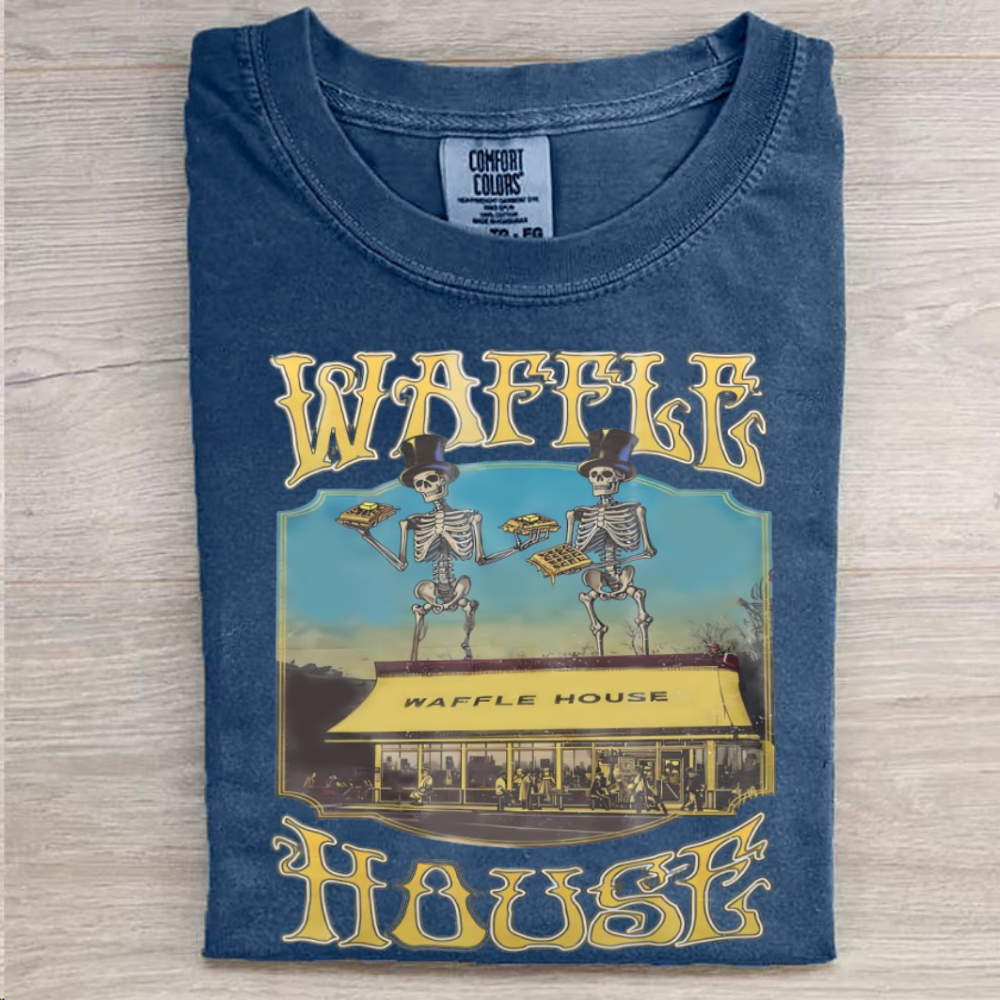 Skeleton Waffle House T-Shirt
