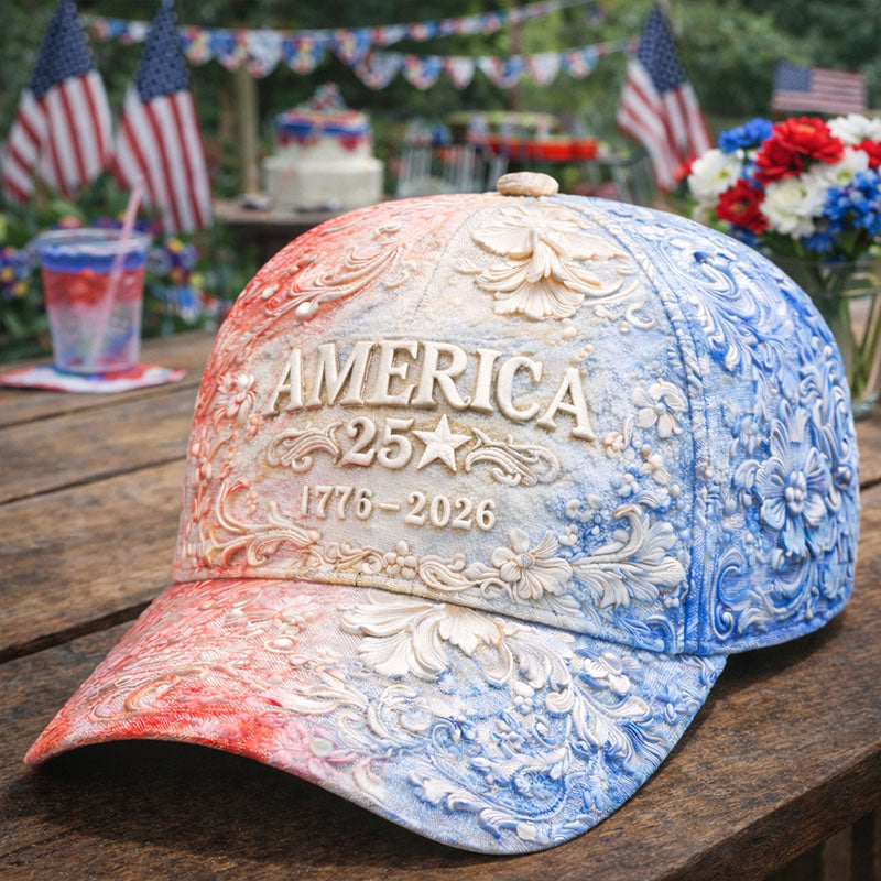 US 250th Anniversary Casual Print Hat