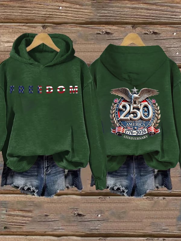 Women's  American 250th Print Hoodie