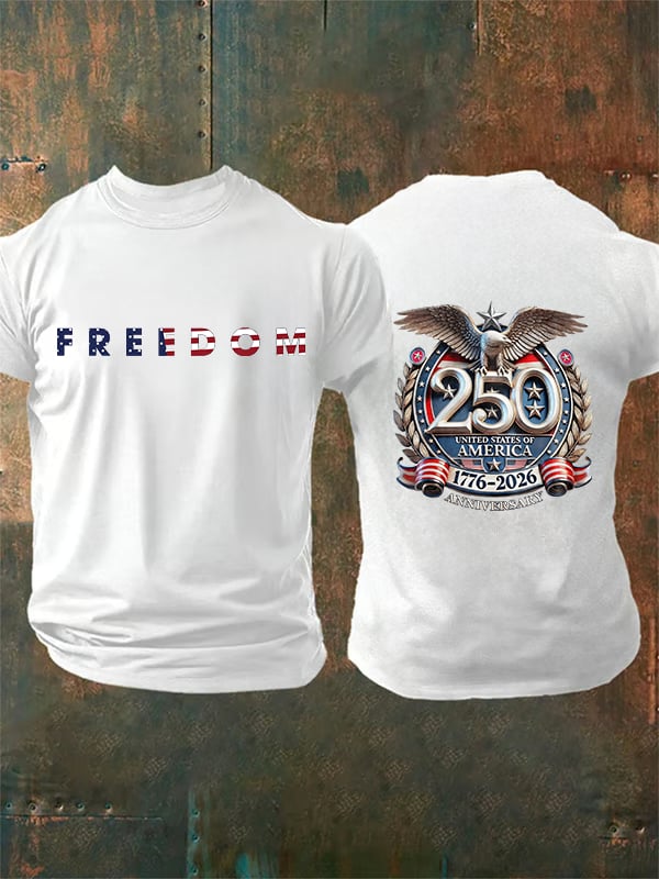 Men's  FREEDOM Print T-Shirt