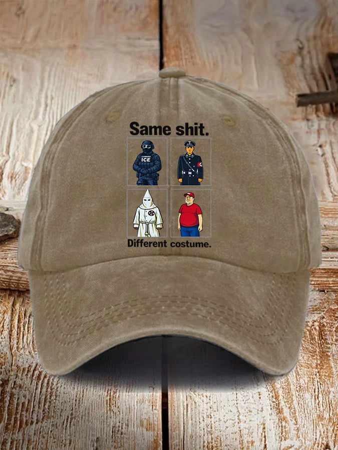 Unisex  Same shit Different costume Print  Hat