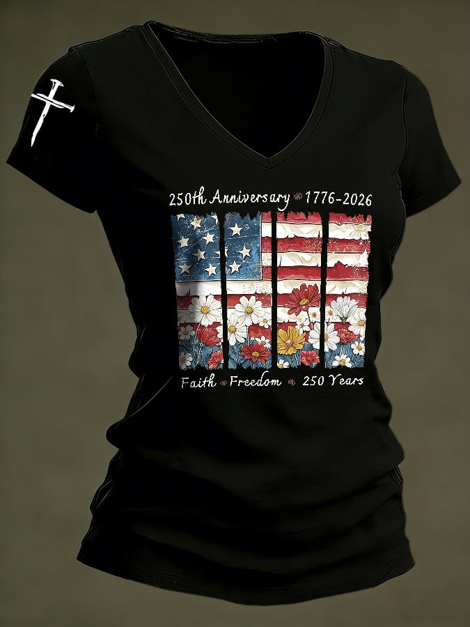 Women's Casual Printed Short-Sleeve T-Shirt