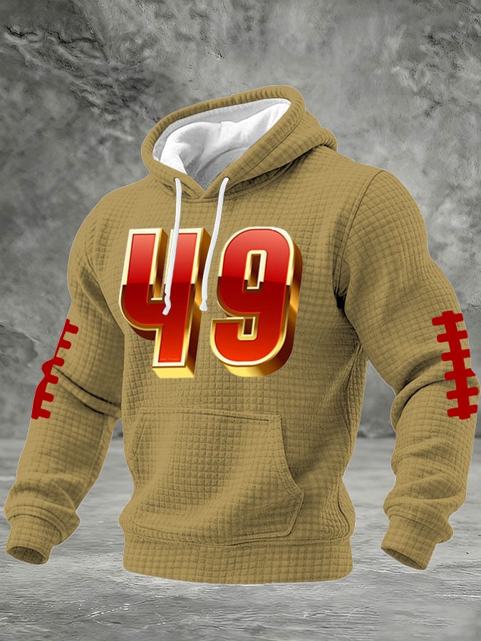 Men's Football Print Sweatshirt